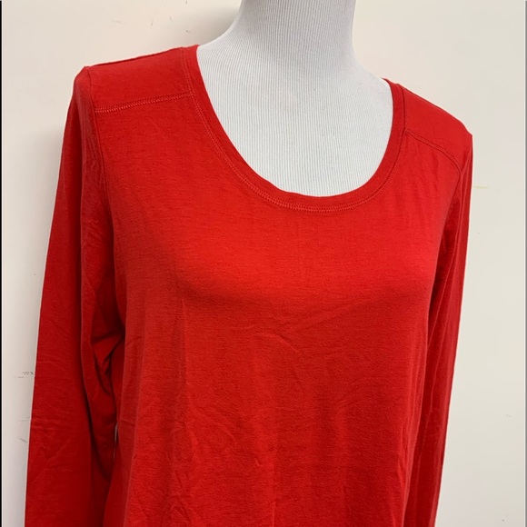 A.N.A. a new approach Red long sleeve top. Size XL - Picture 3 of 8